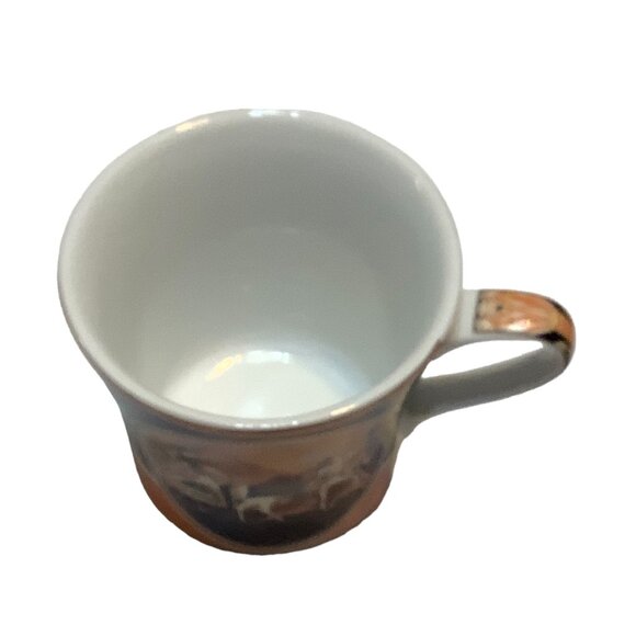 FM Fathy Fathi Mahmoud Egyptian Egypt Chariot Pharaoh Artisan Tea Cup Porcelain - Picture 3 of 11